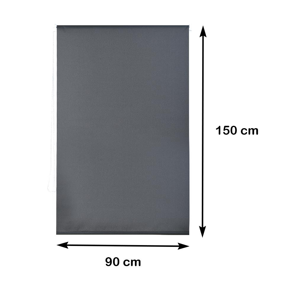 ผ้าม่านม้วน HOME LIVING STYLE FRESH 2 90X150 ซม. สีดำ