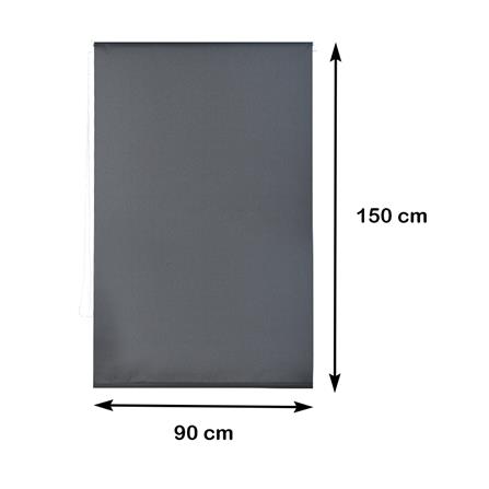 ผ้าม่านม้วน HOME LIVING STYLE FRESH 2 90X150 ซม. สีดำ_5