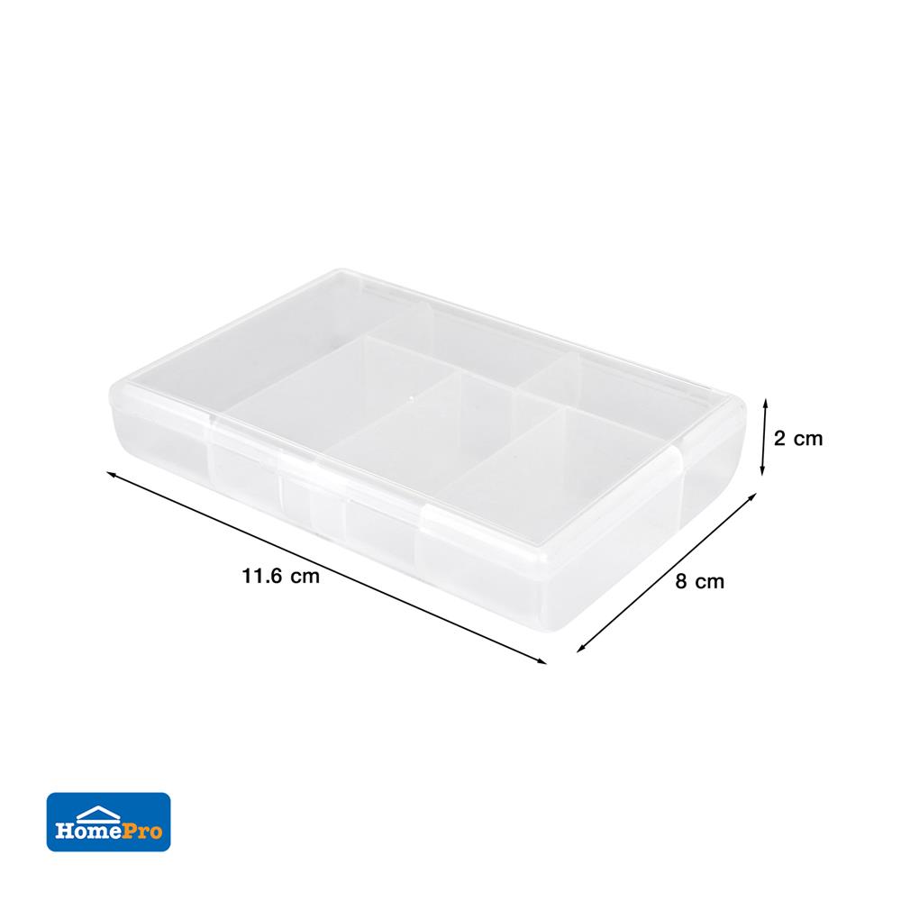 ตลับพลาสติก 6 ช่อง STACKO PB54W