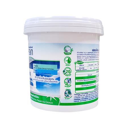 สีน้ำทาภายใน CAPTAIN FRESHI CLEAN CHARCOAL CLEAN BASE C กึ่งเงา 1/4 แกลลอน_1