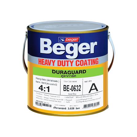 สีอุตสาหกรรม BEGER DURAGUARD 0136 PART A สีเทา 1 แกลลอน_0