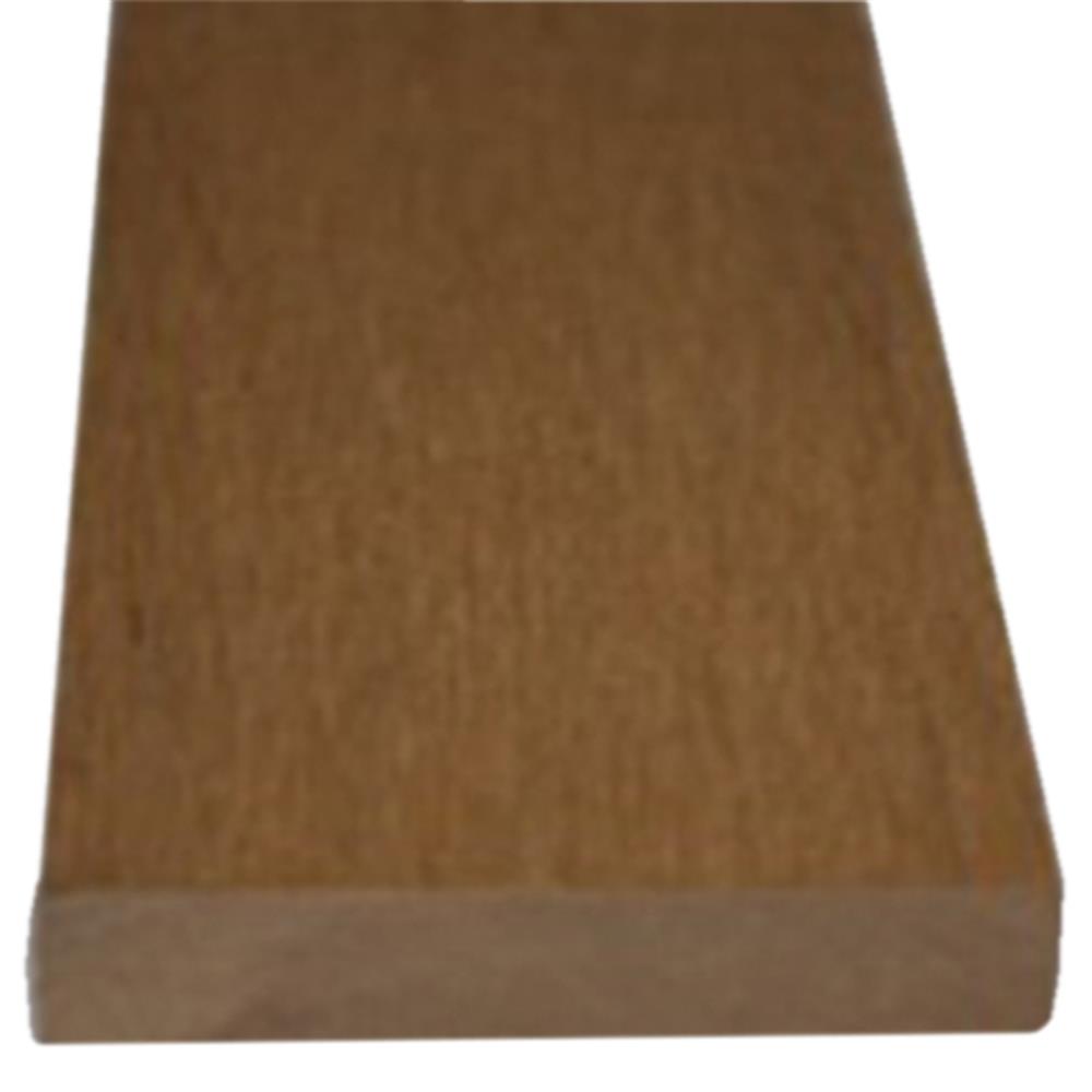 ไม้ระแนง WPC แบบตัน THAISUN 10x300x2.5 ซม. สีสัก