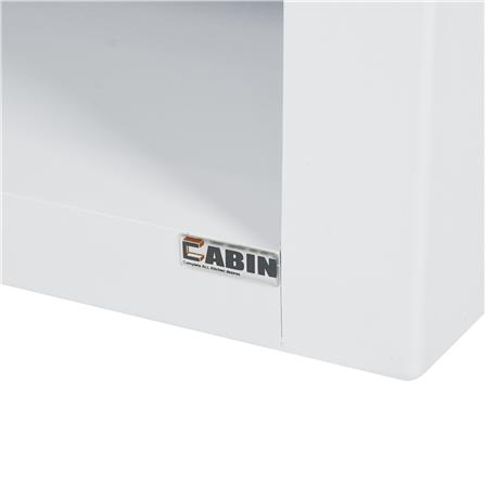 กล่องแขวนติดผนัง ABS CABIN 90 ซม. สีขาว_2