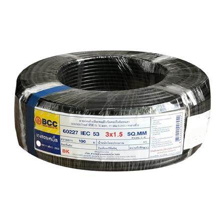 สายไฟ VCT IEC53 BCC 3x1.5ตร.มม. 100 ม. สีดำ_0
