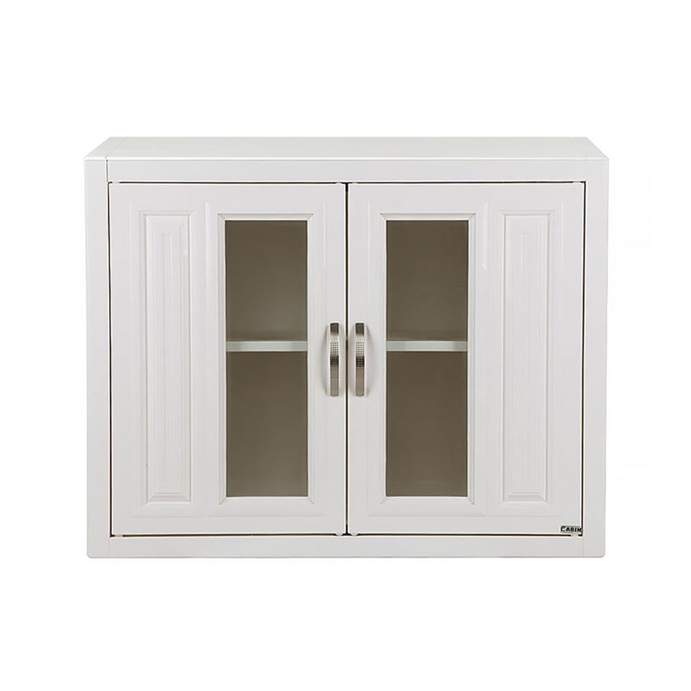 ตู้แขวนบานคู่ PP CABIN 87.8x67.5 ซม. สีครีม