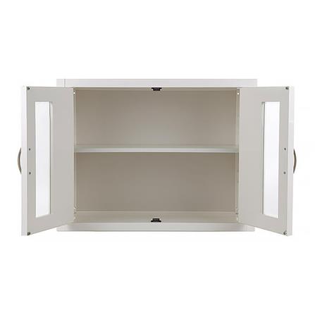 ตู้แขวนบานคู่ PP CABIN 87.8x67.5 ซม. สีครีม_2