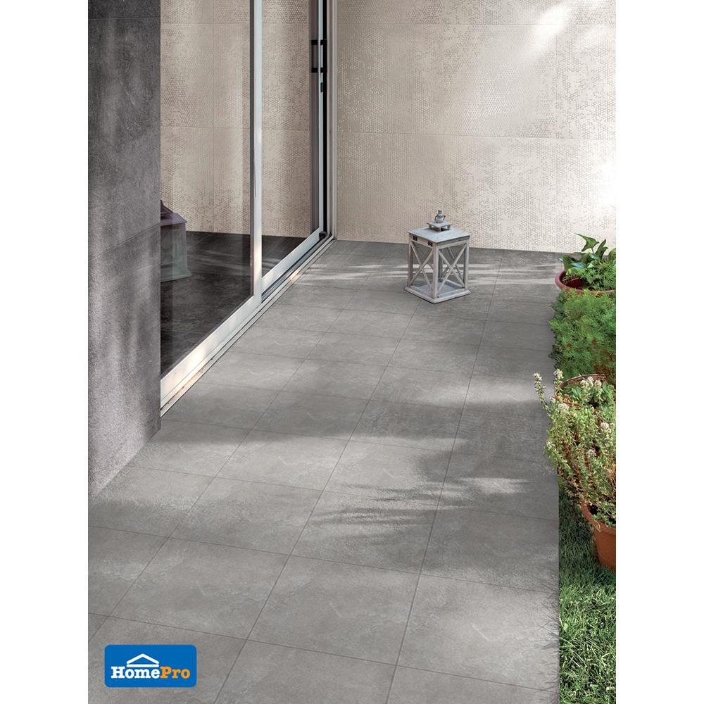 กระเบื้องพื้นพอร์ซเลน 12x12 นิ้ว COTTO มาจอร์ก้า เทา (HYG) PM