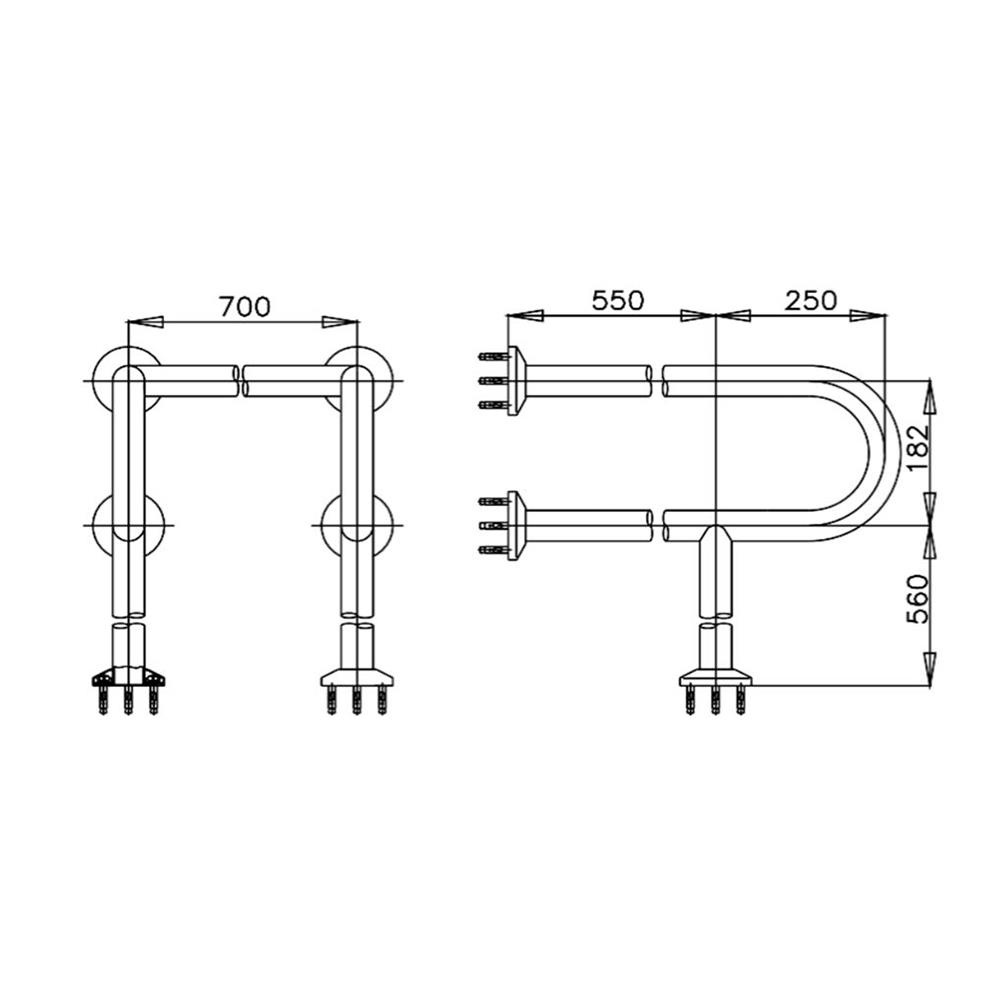 ราวกันลื่นพี COTTO CT796