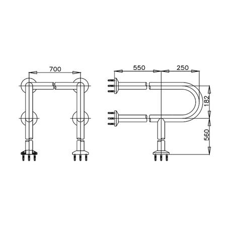 ราวกันลื่นพี COTTO CT796_1