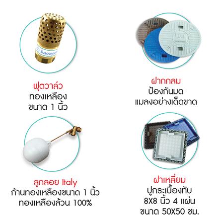 ถังเก็บน้ำใต้ดิน WAVE WUT 1200 ลิตร สีน้ำเงิน_2