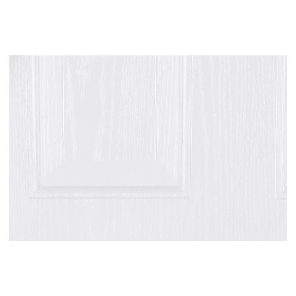 ประตูภายนอก UPVC AZLE ET-04 80X200 ซม. สีขาว เจาะลูกบิด