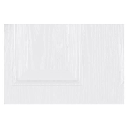 ประตูภายนอก UPVC AZLE ET-04 80X200 ซม. สีขาว เจาะลูกบิด_2