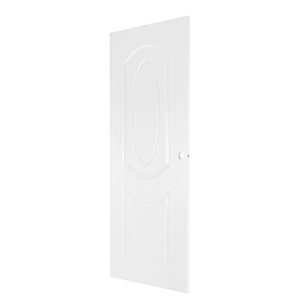ประตูภายนอก UPVC AZLE ET-02 80X200 ซม. สีขาว เจาะลูกบิด_1
