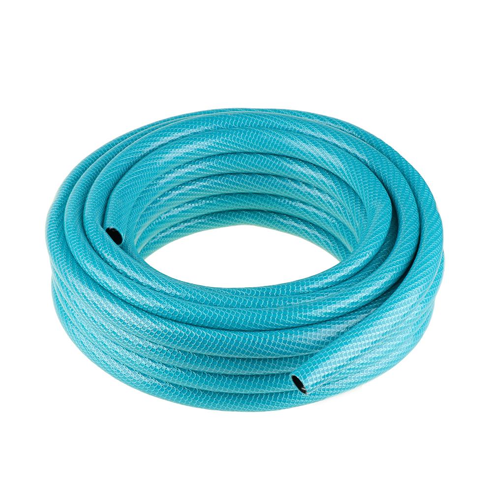 สายยางม้วน PVC KNITTING SPRING 5/8 นิ้ว X 15 ม. สีฟ้า