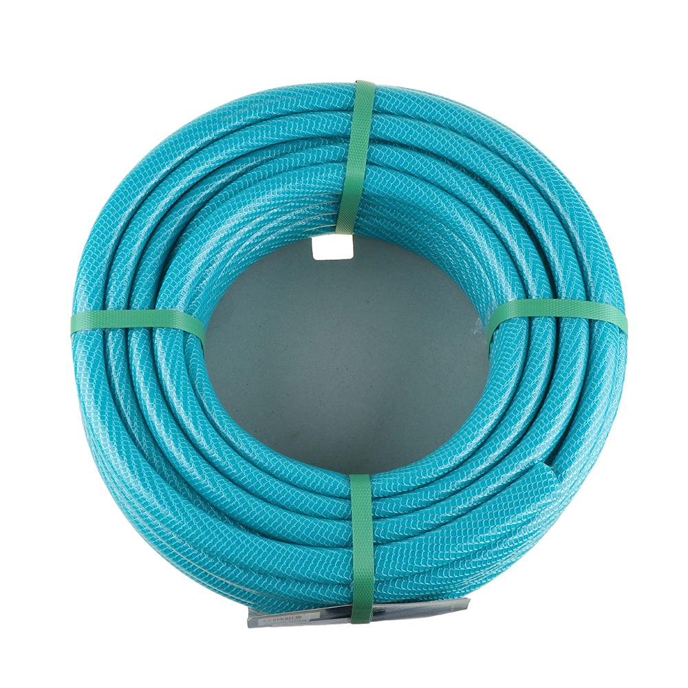 สายยางม้วน PVC KNITTING SPRING 5/8 นิ้ว X 20 ม. สีฟ้า