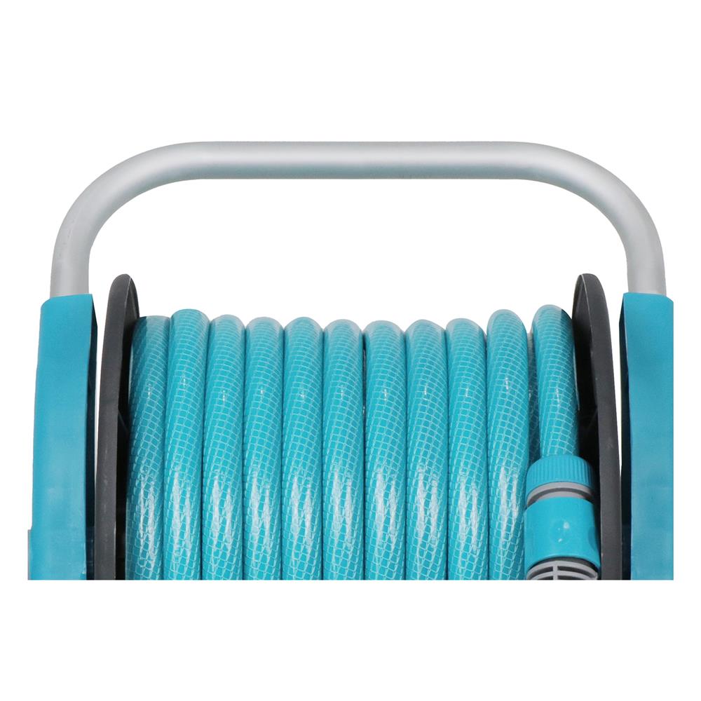 สายยางโรล SPRING N03-KNITTING 1/2 นิ้วX20 ม. สีฟ้า