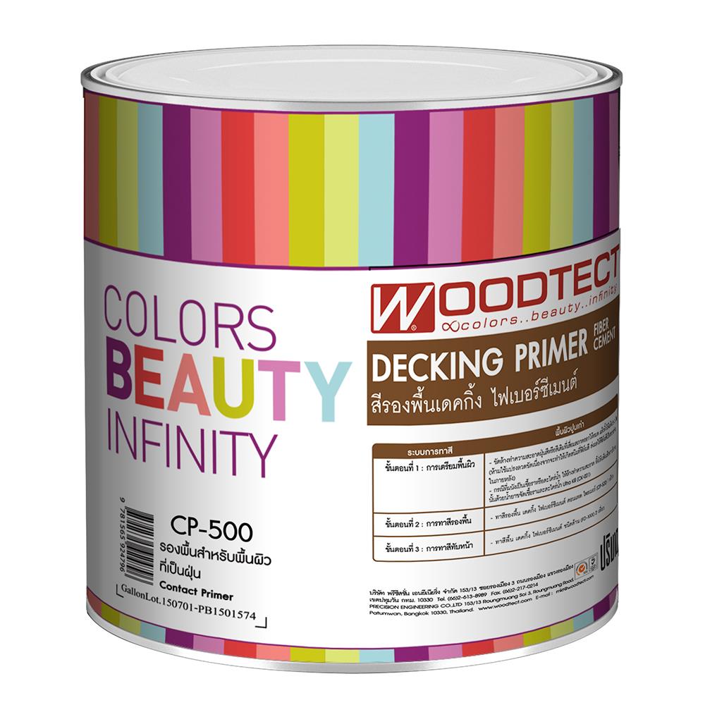 สีรองพื้นไม้ WOODTECT DECKING PRIMER CP500 1 แกลลอน