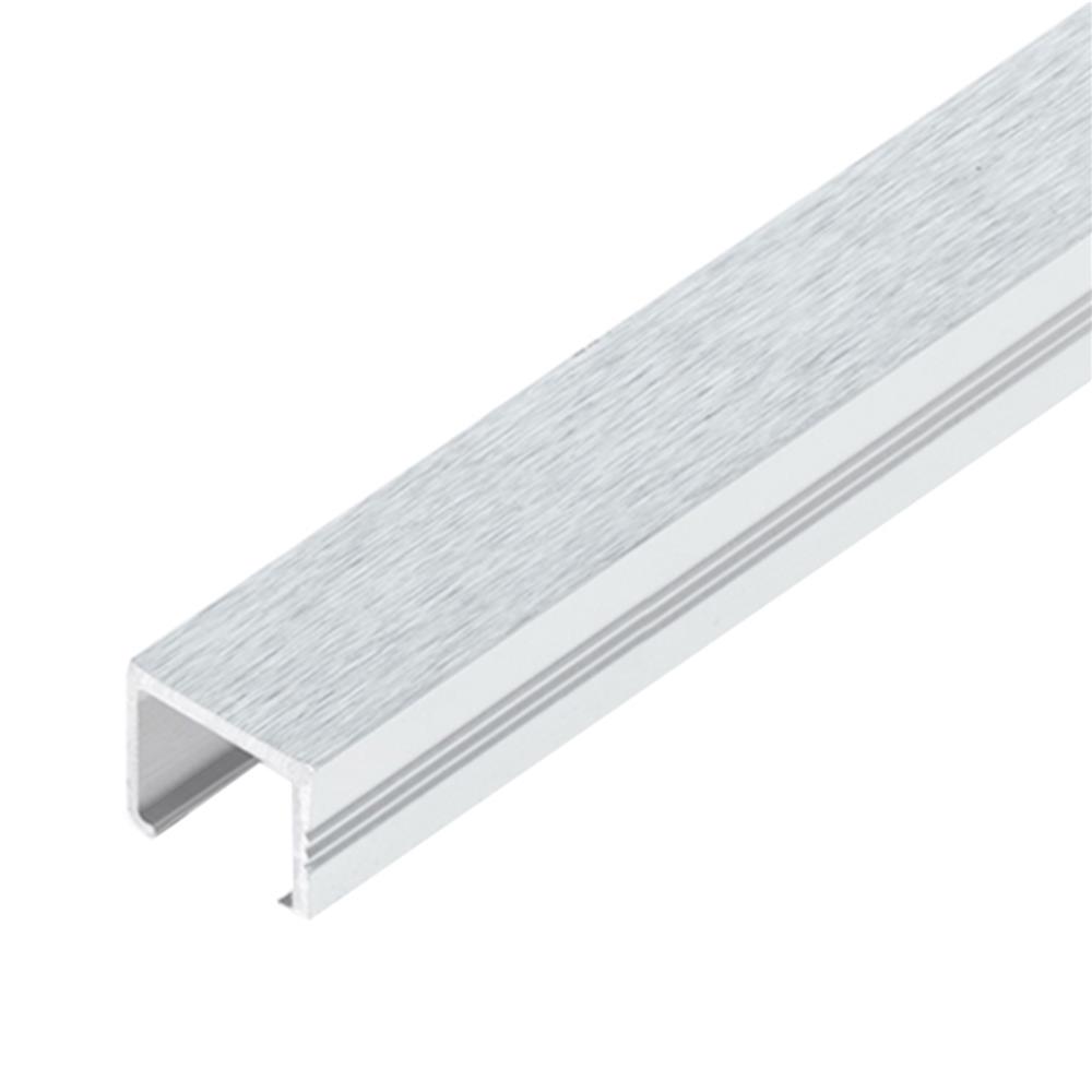 กรุยเชิงอะลูมิเนียม DP BAS102021 12 มม. 2 ม. สีเงินปัดลาย