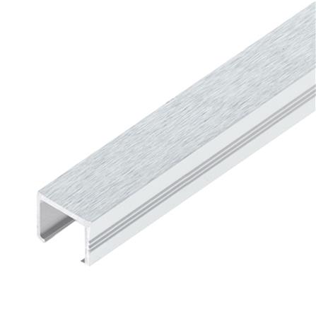 กรุยเชิงอะลูมิเนียม DP BAS102021 12 มม. 2 ม. สีเงินปัดลาย_0