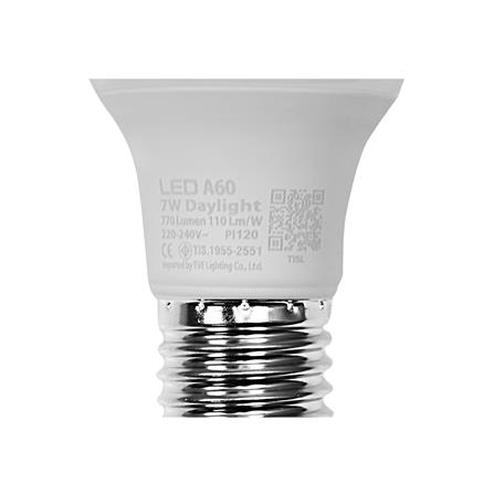 หลอดไฟ LED EVE A60 7 วัตด์ DAYLIGHT E27_3