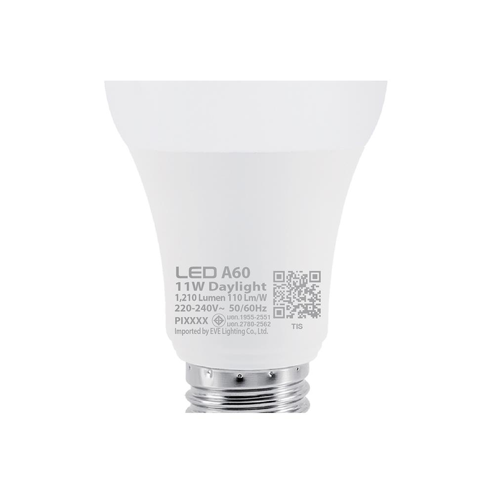 หลอดไฟ LED EVE A60 11 วัตด์ DAYLIGHT