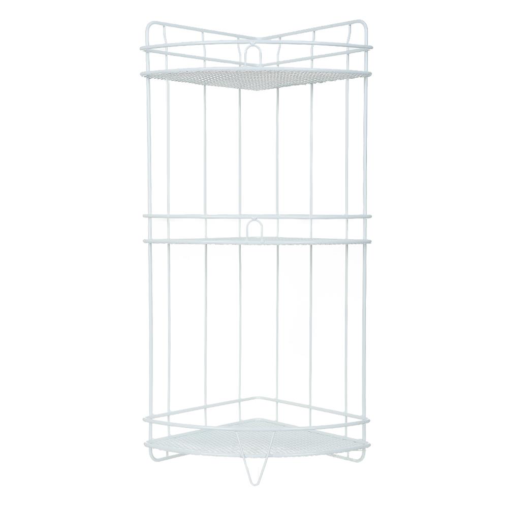 ชั้นวางของเข้ามุม 3 ชั้น BATH TIME BT 7133E สีขาว