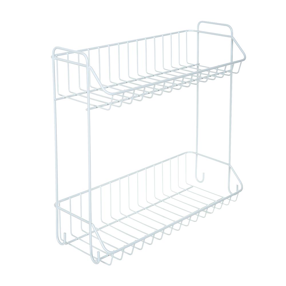 ชั้นวางของติดผนัง 2 ชั้น BATH TIME BT 7032E สีขาว