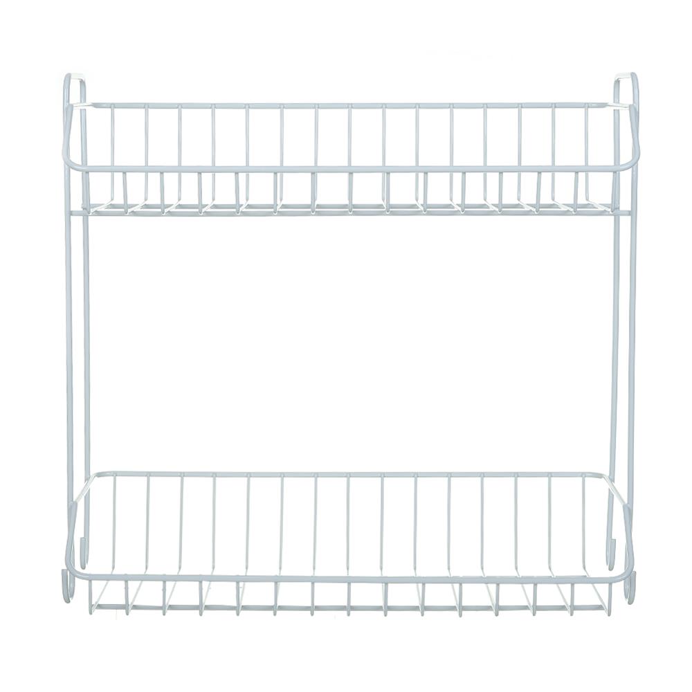 ชั้นวางของติดผนัง 2 ชั้น BATH TIME BT 7032E สีขาว