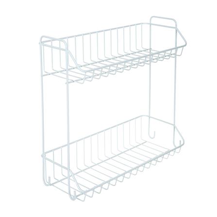 ชั้นวางของติดผนัง 2 ชั้น BATH TIME BT 7032E สีขาว