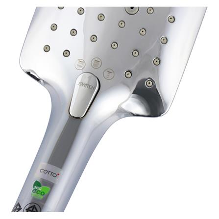 ชุดฝักบัวสายอ่อน 3 ระดับ COTTO รุ่น Z89(HM) สีโครม_1