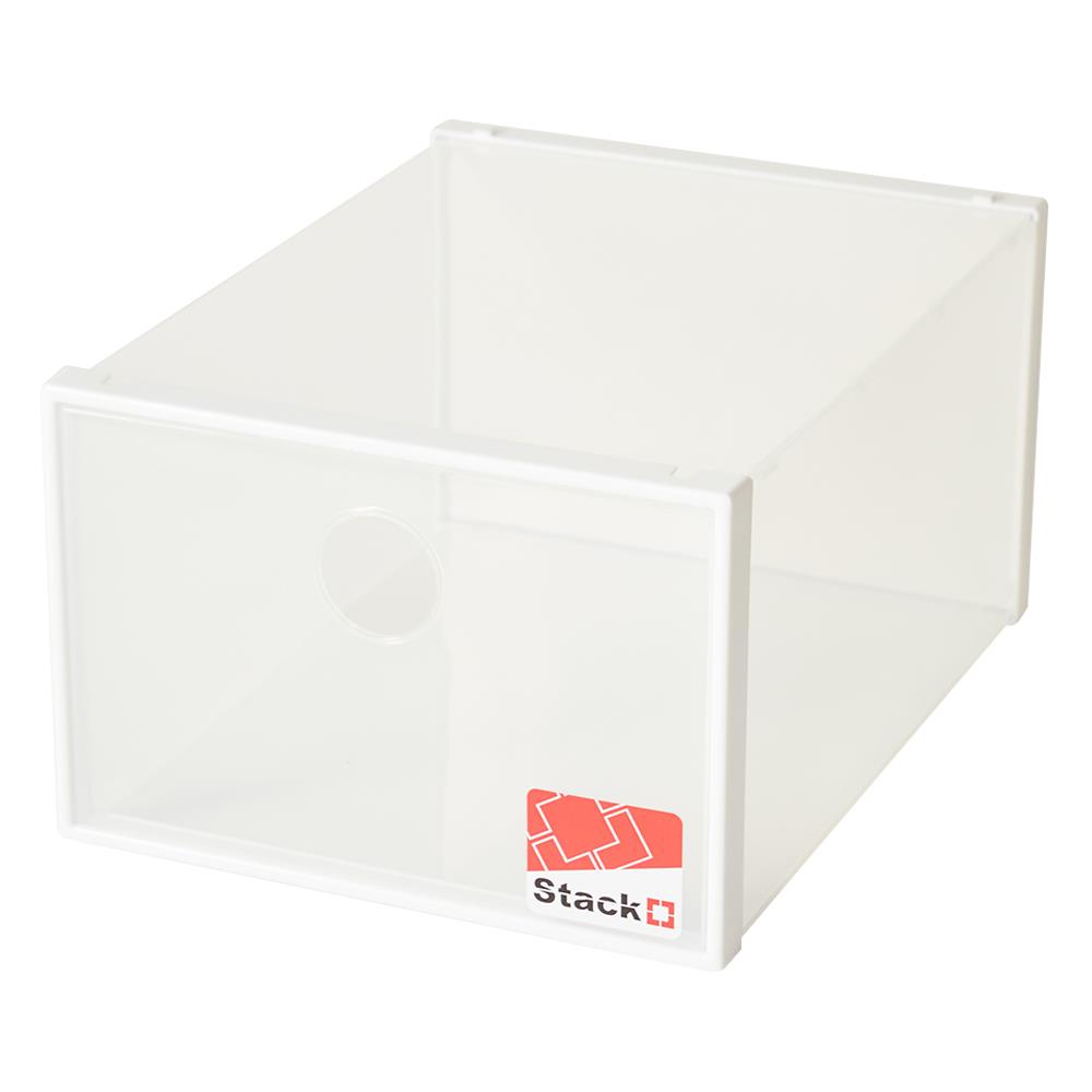 กล่องรองเท้า STACKO HP5-0040 20.8x32.3x13.2 ซม. สีขาว