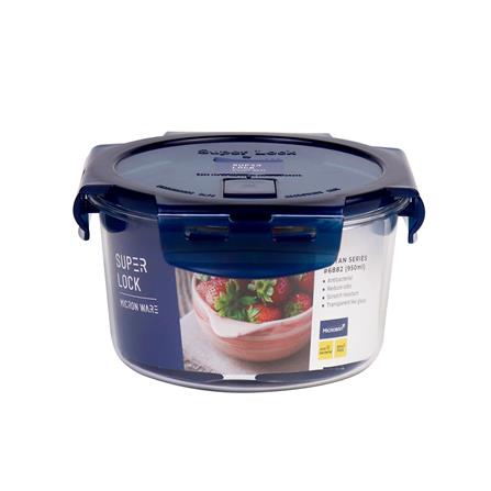 กล่องอาหารกลม 0.95 ลิตร SUPER LOCK TRITAN 6882