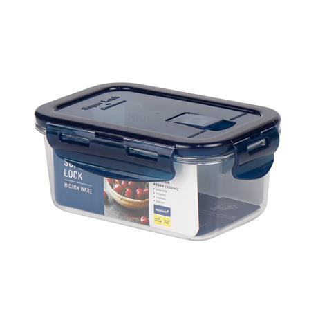 กล่องอาหาร เหลี่ยม 0.55 ลิตร SUPER LOCK TRITAN 6888