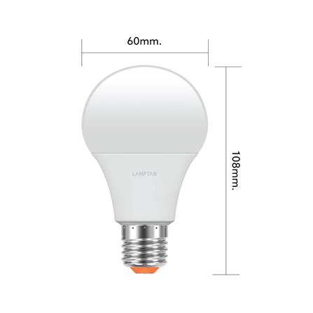 หลอด LED LAMPTAN BULB GLOSS 5 วัตต์ DAYLIGHT E27 (แพ็ก 2 ชิ้น)_3