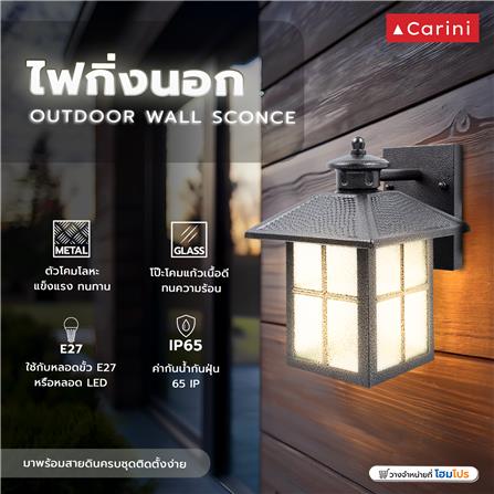 ไฟกิ่งภายนอก CARINI XG110 สีน้ำตาลรมดำ_4