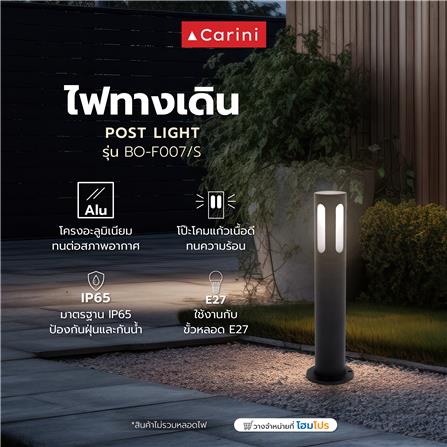 ไฟทางเดิน CARINI BO-F007/S 1 หัว สีดำ_4