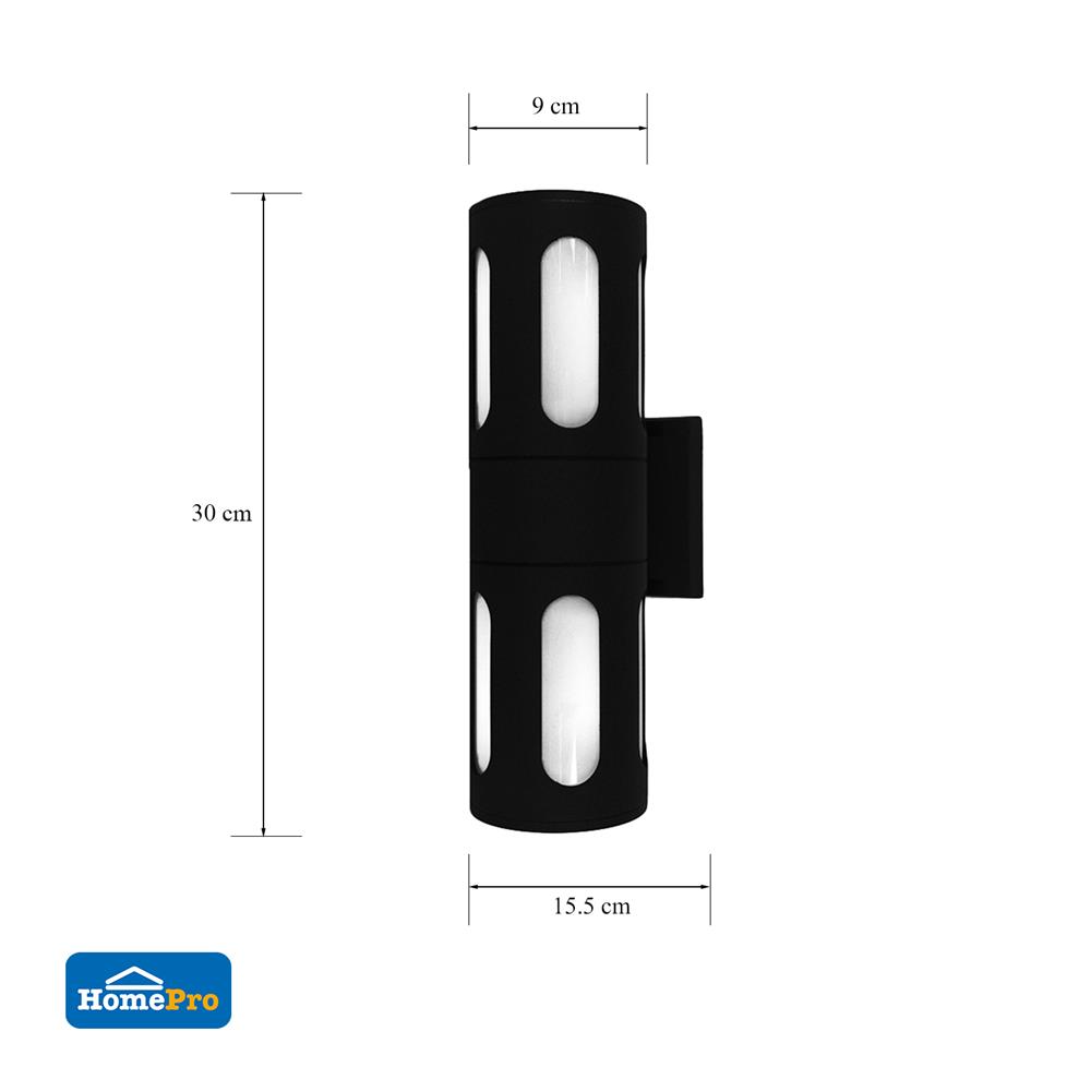 ไฟกิ่งภายนอก CARINI BO-G3103/2 สีดำ