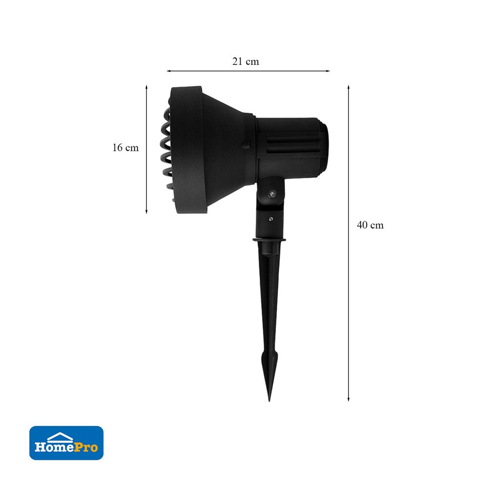 ไฟส่องต้นไม้ CARINI BO-F804C อะลูมิเนียม โมเดิร์น สีดำ