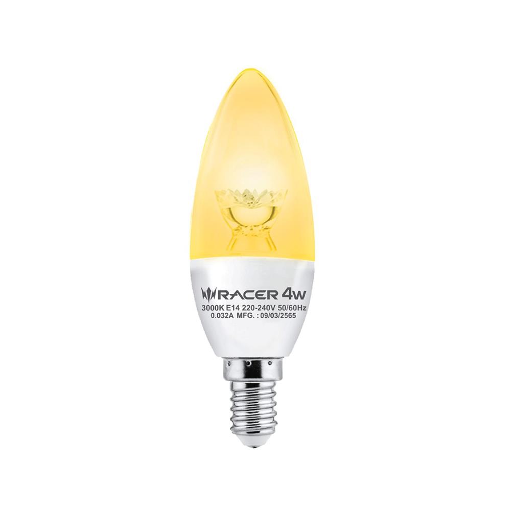 หลอด LED RACER KATIE CANDLE 4 วัตต์ WARM WHITE E14
