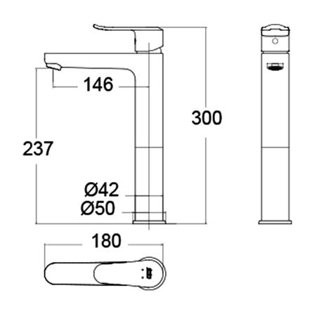 ก๊อกอ่างล้างหน้าผสม AMERICAN STANDARD A-0703-110_1