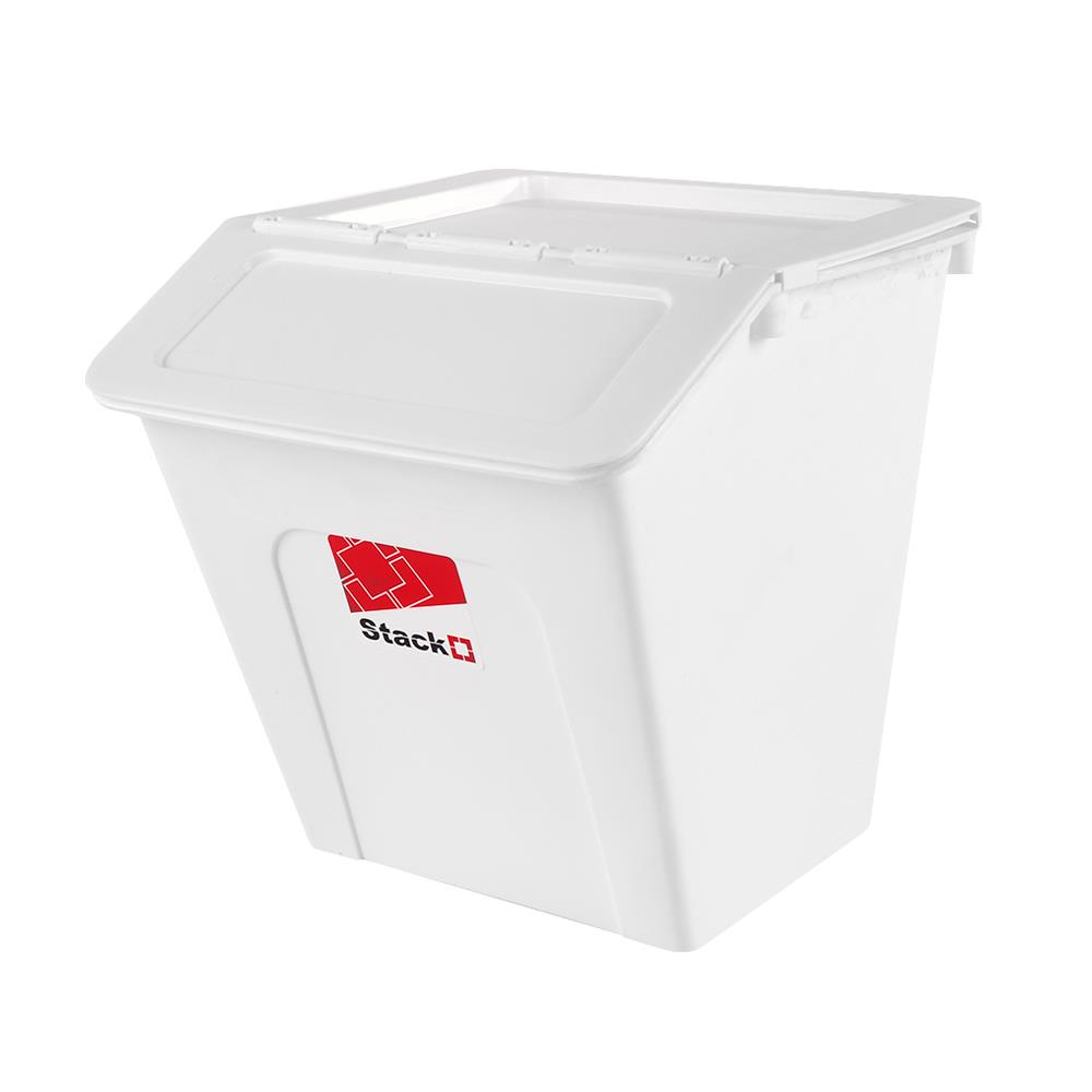 กล่องเก็บของ STACKO PARROT NEST 27 ลิตร สีขาว