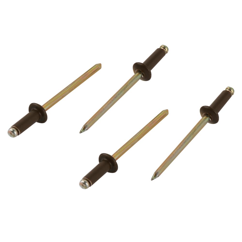 ตะปูยิงรีเวท FITT #4-4 100 ตัว สีน้ำตาลอ่อน