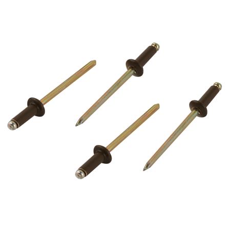 ตะปูยิงรีเวท FITT #4-4 100 ตัว สีน้ำตาลอ่อน_0