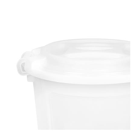 ถังน้ำกลมพร้อมฝาล็อค PLIM 333/A 62L สีขาว_1