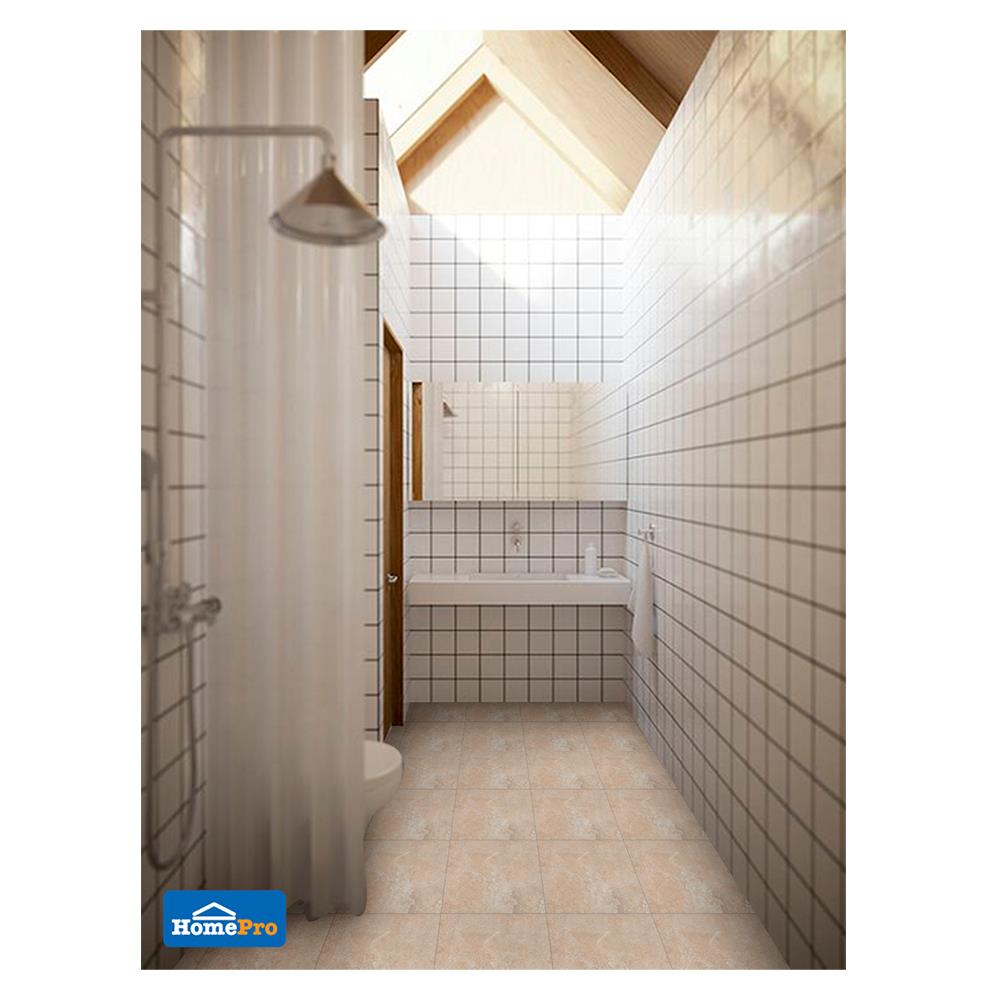 กระเบื้องพื้นพอร์ซเลน 12x12 นิ้ว COTTO มาจอร์ก้า น้ำตาล (HYG) PM