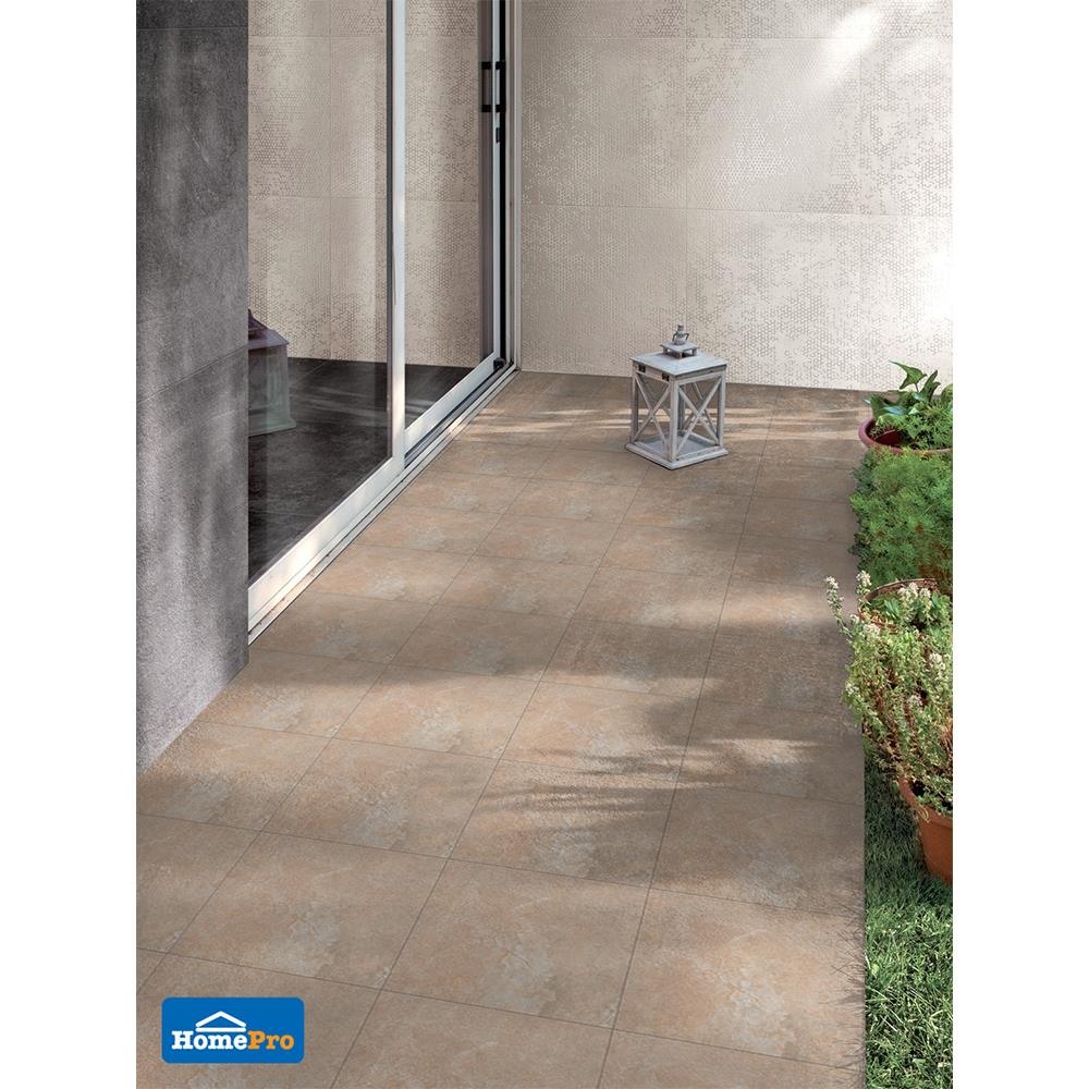 กระเบื้องพื้นพอร์ซเลน 12x12 นิ้ว COTTO มาจอร์ก้า น้ำตาล (HYG) PM