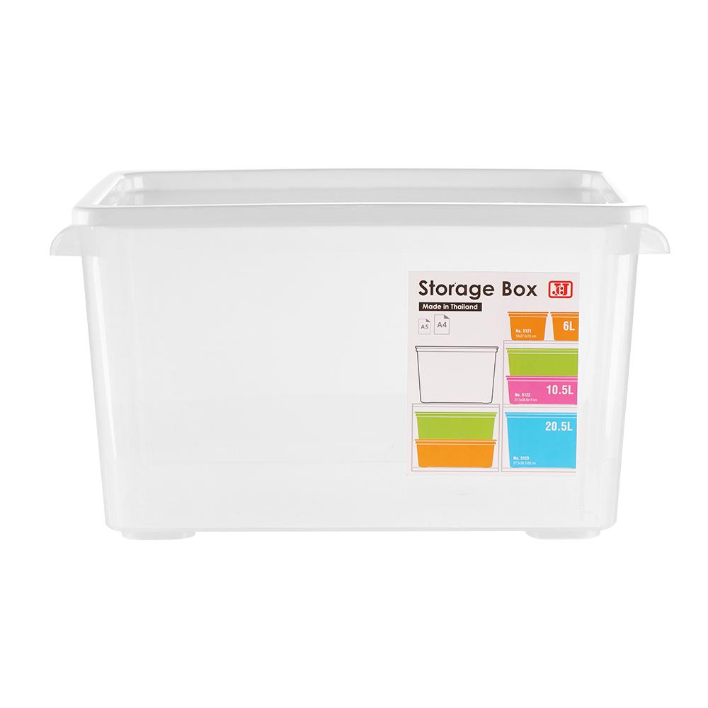 กล่องเก็บของ ฝาล็อค JCJ 5121 IVA 5 ลิตร สีขาว