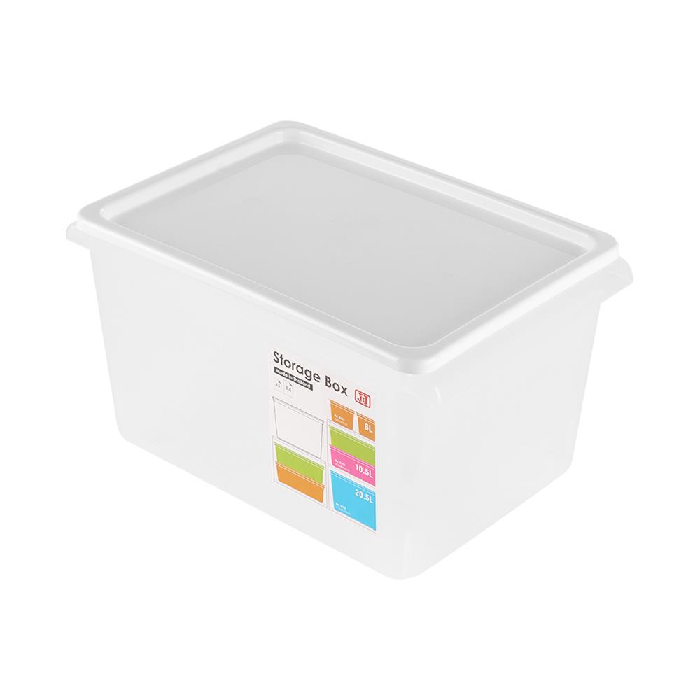 กล่องเก็บของ ฝาล็อค JCJ 5121 IVA 5 ลิตร สีขาว