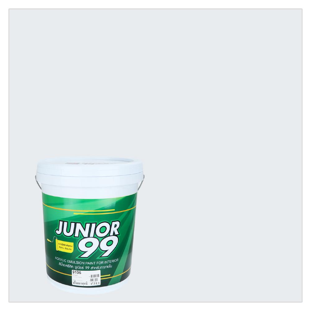 สีน้ำทาภายใน NIPPON PAINT JUNIOR99 9106 สีเทา ด้าน 5 แกลลอน
