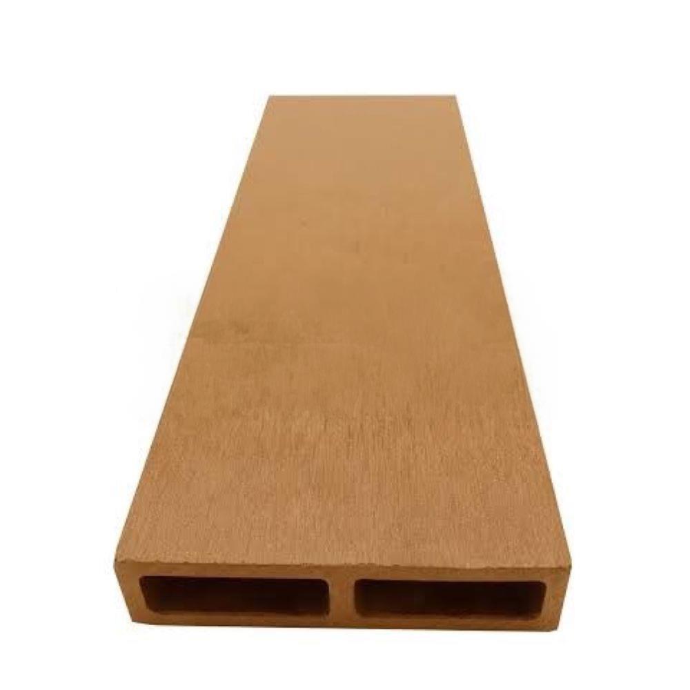 ไม้ระแนงกลวง THAISUN MDRH01-1 2.5x10x300 ซม. สีไม้สัก